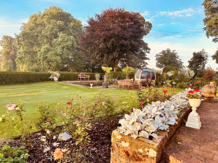 Lovely view over Loaninghead garden.